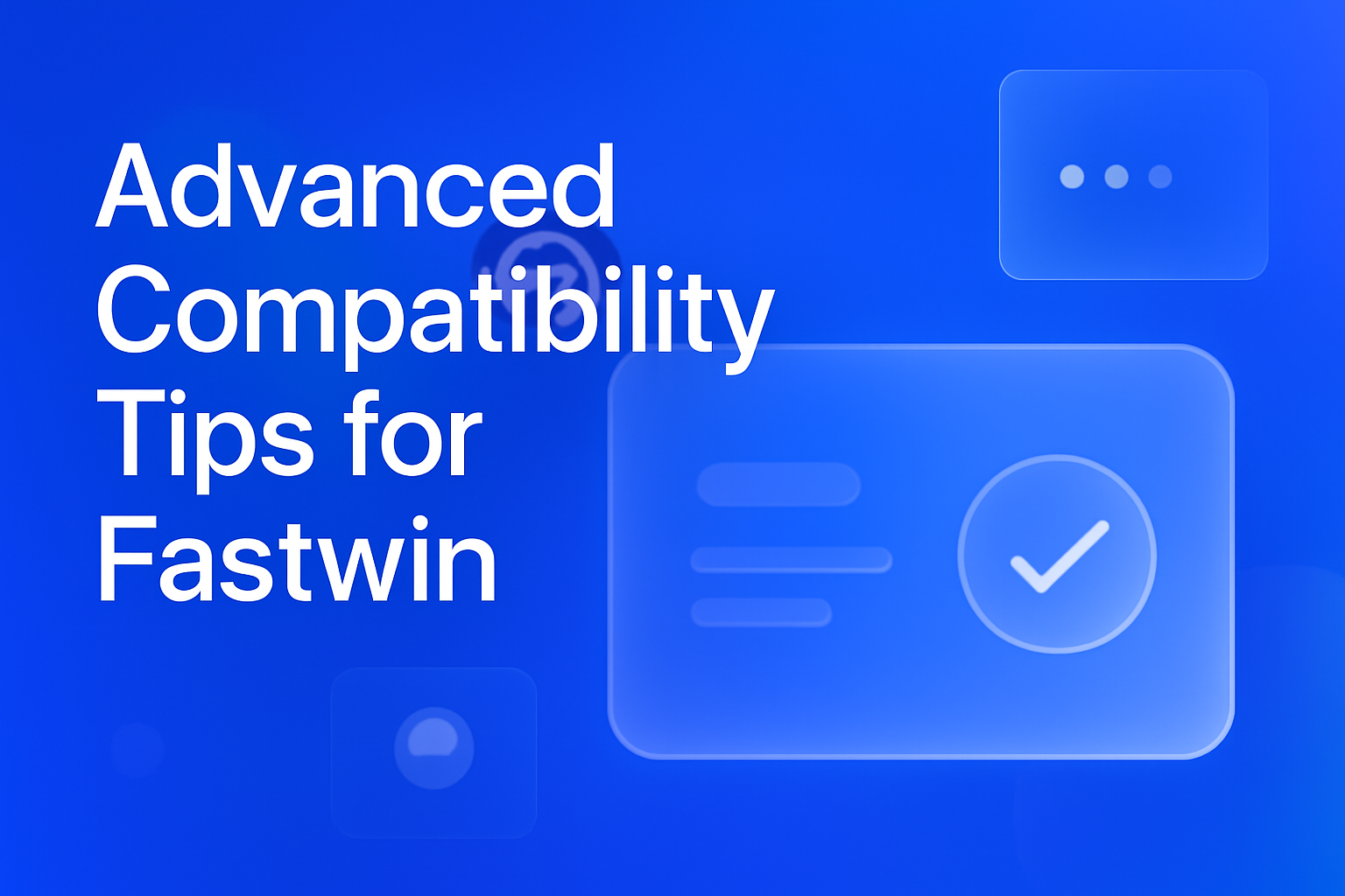 A visual representation of Fastwin's advanced features with a focus on technical aspects.