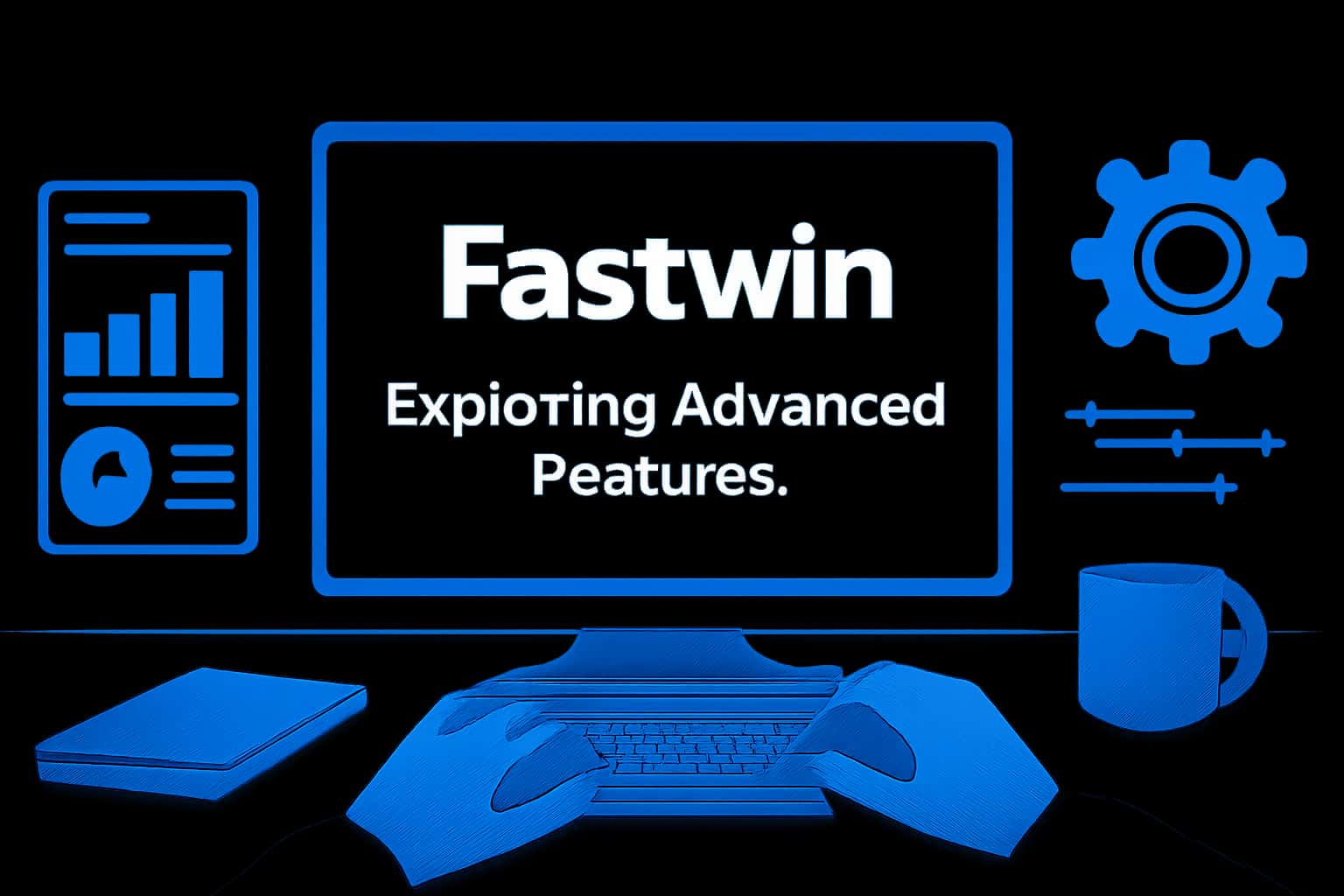 A visual representation of Fastwin's advanced features with a focus on technical aspects.