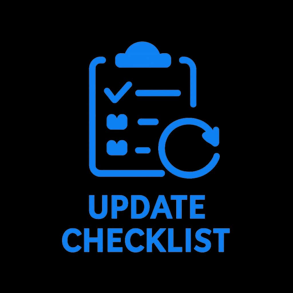 An icon representing the Fastwin Update Checklist.