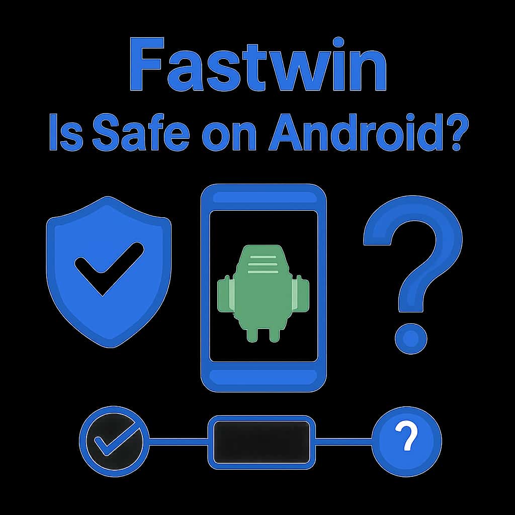 Illustration depicting safety considerations for Fastwin on Android.
